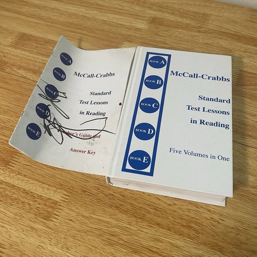 McCall Crabbs Standard Test Lessons in Reading by McCall-Crabbs Book Lessons A-E